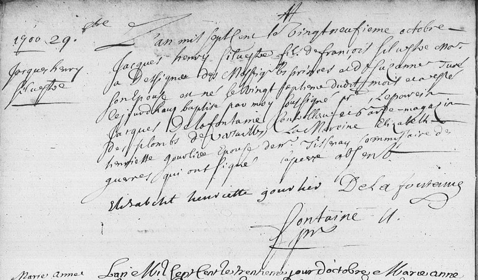 Naissance - Document 1